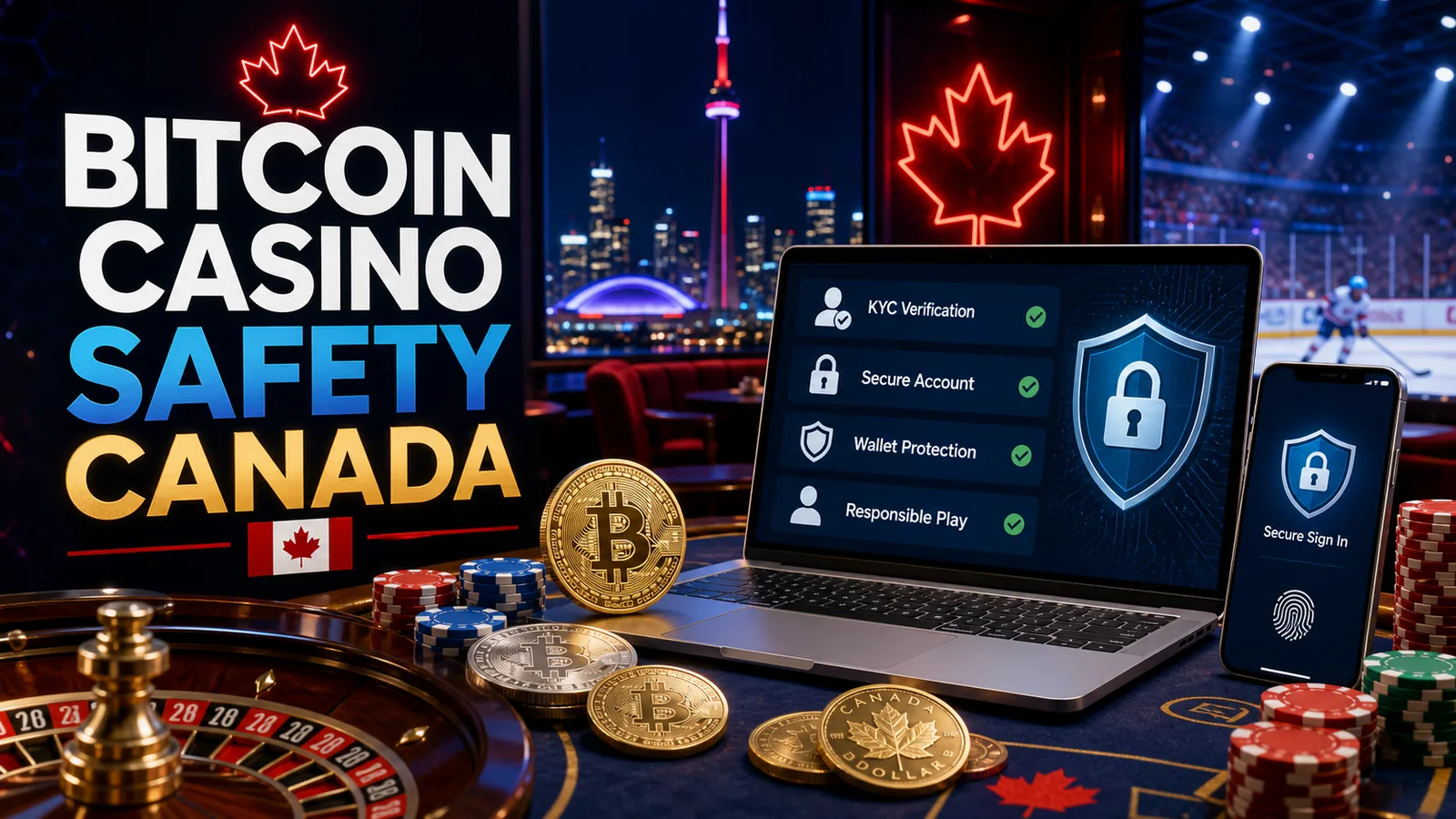 Are Bitcoin Casinos Safe in Canada? content banner