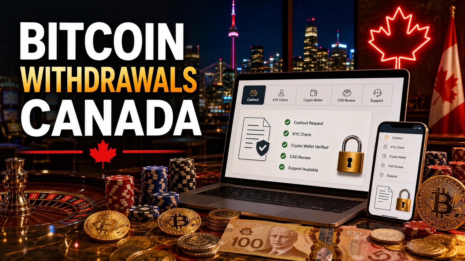 Bitcoin Casino Withdrawals Canada content banner